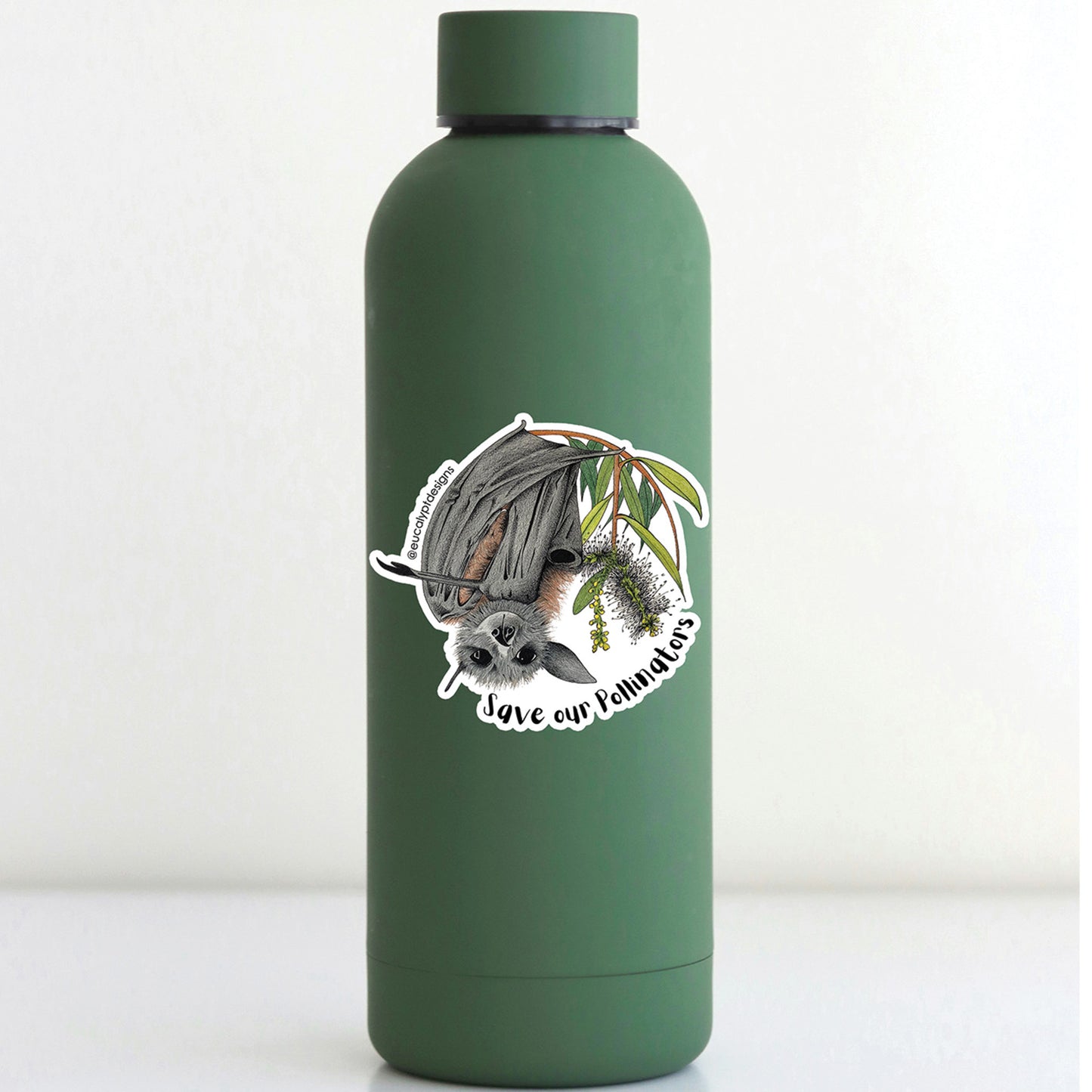 Australian Wildlife Sticker Flying Fox Bat