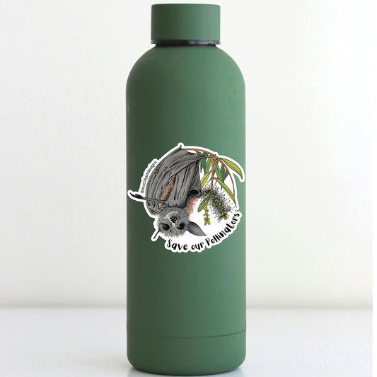 Australian Wildlife Sticker Flying Fox Bat