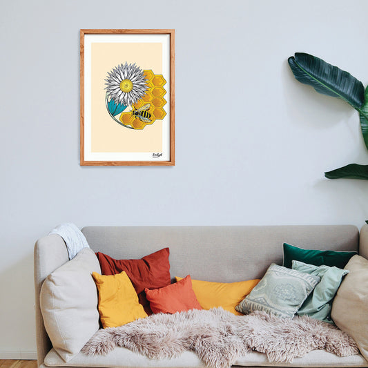 Australian Wildlife Fine Art Print Bee