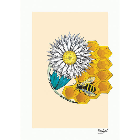 Australian Wildlife Fine Art Print Bee