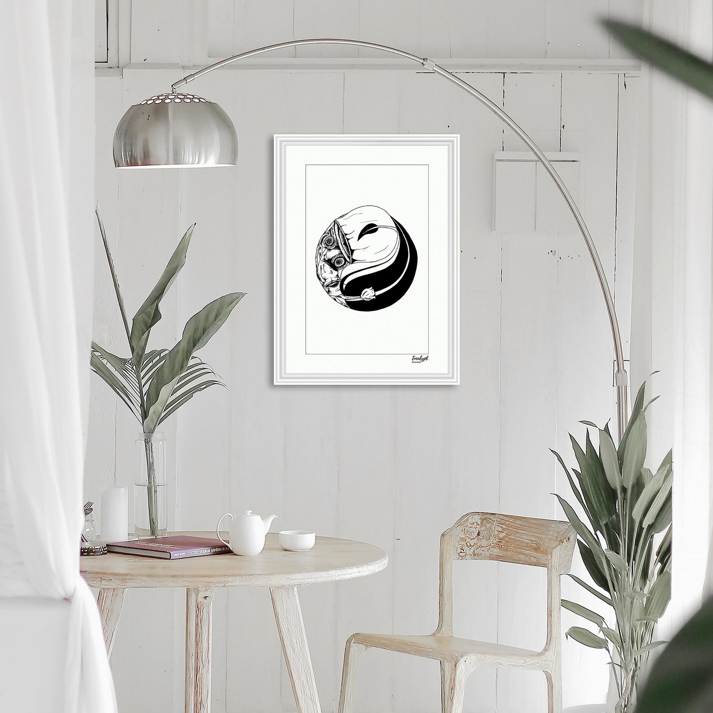 Australian Fine Art Print Gumnut Yin Yang