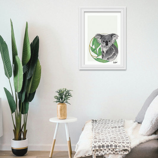 Australian Wildlife Fine Art Print Koala