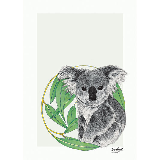 Australian Wildlife Fine Art Print Koala