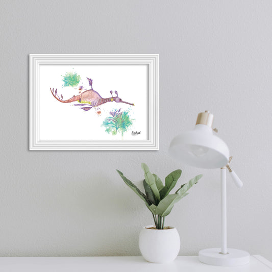 Australian Wildlife Fine Art Print Weedy Seadragon