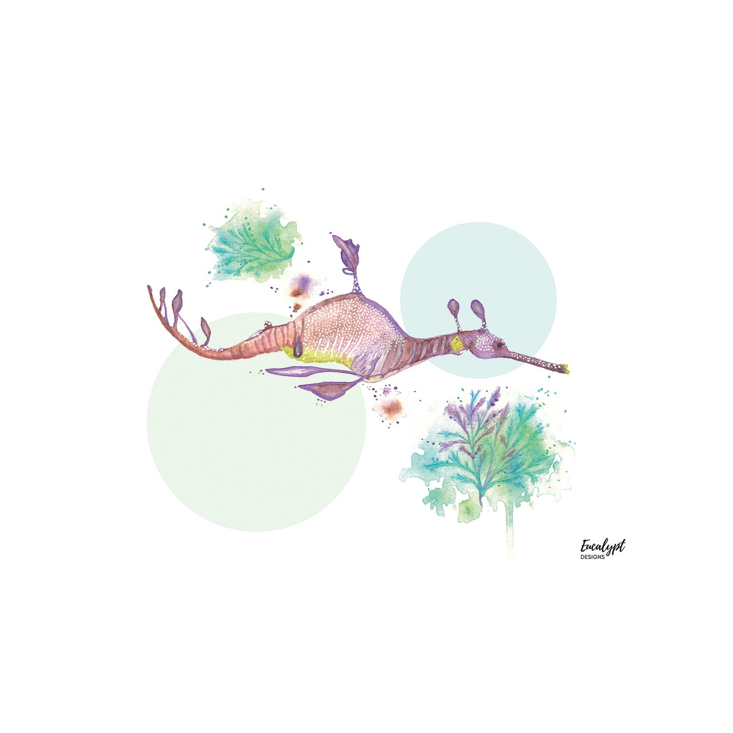 Australian Wildlife Fine Art Print Weedy Seadragon
