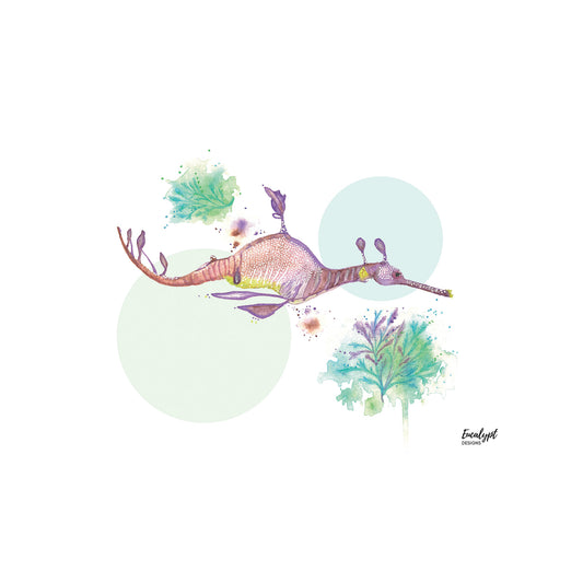 Australian Wildlife Fine Art Print Weedy Seadragon