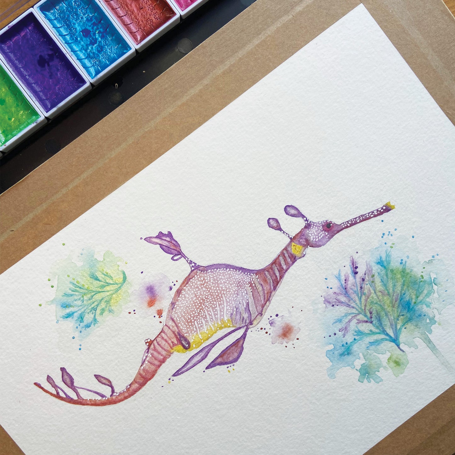 Australian Wildlife Fine Art Print Weedy Seadragon
