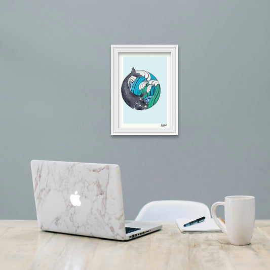 Australian Wildlife Fine Art Print Southern Right Whale
