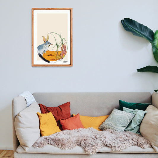 Australian Wildlife Fine Art Print Bilby