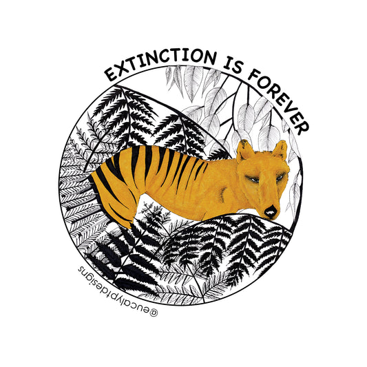 Australian Wildlife Stickers Tasmanian Tiger