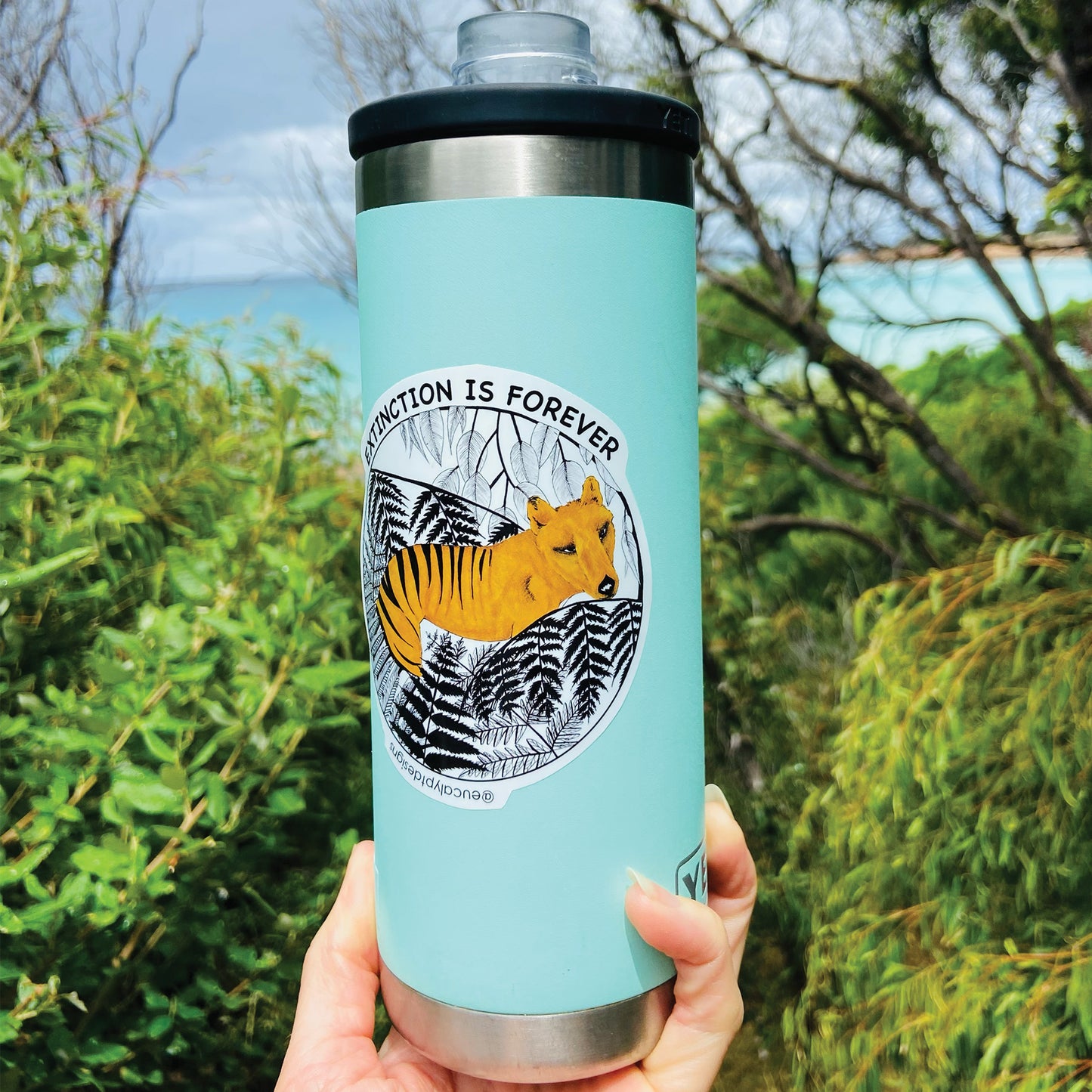 Australian Wildlife Stickers Tasmanian Tiger